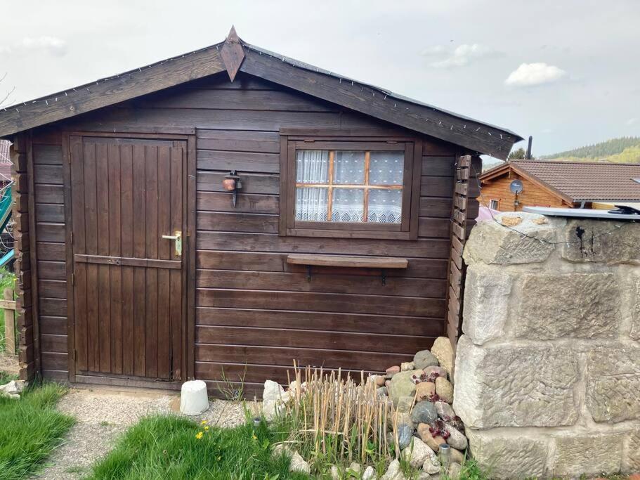 Behagliches Nurdachhaus Im Ferienhausgebiet Langelsheim Kültér fotó