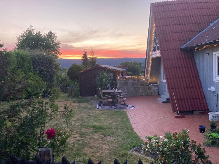 Behagliches Nurdachhaus Im Ferienhausgebiet Langelsheim Kültér fotó